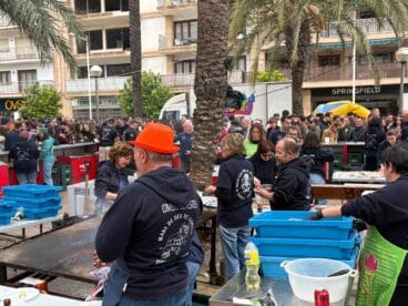 Ambiente en el Baret del Mig Any Festes Loreto Xàbia 2026