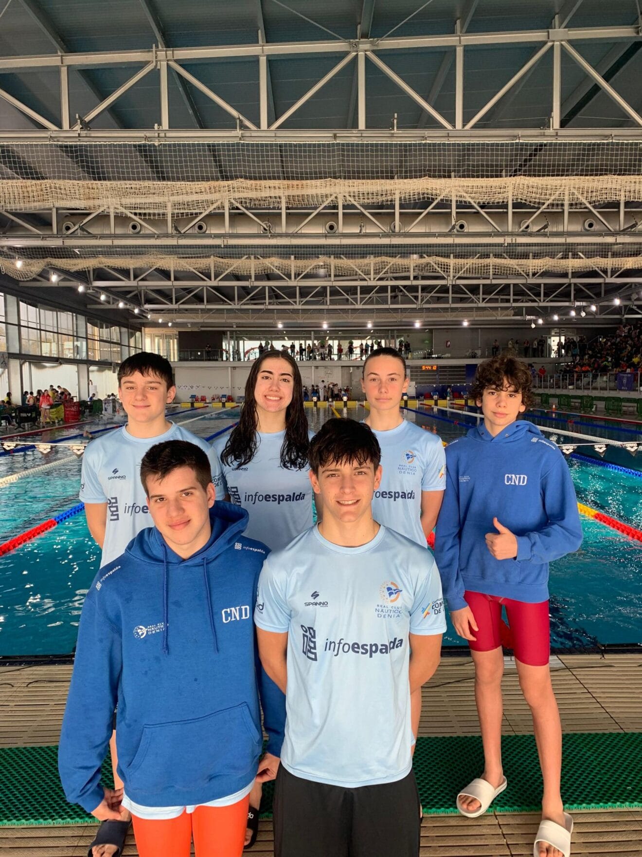 Nadadores del Club Natació Dénia en los campeonatos autonómicos