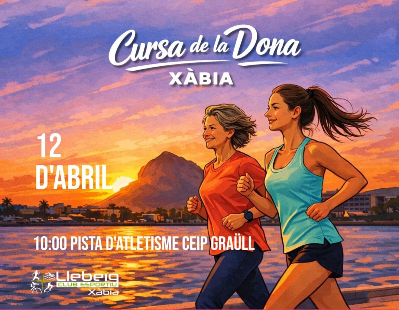 Cartel Cursa de la Dona Xàbia-