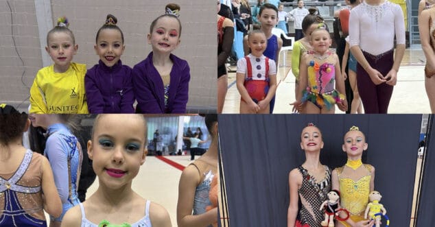 Imagen: Club Gimnàstica Rítmica Xàbia en el Provincial Base de Alcoy