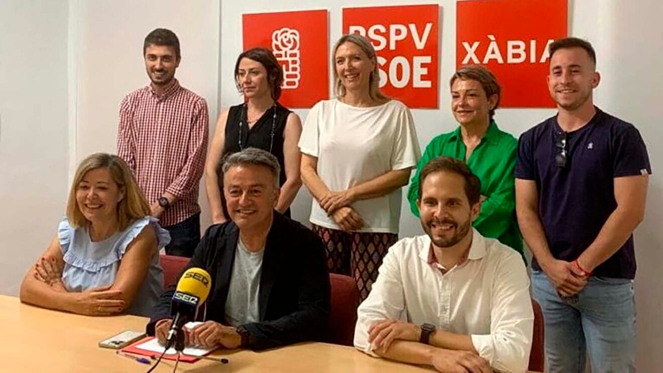 Concejales del PSOE Xàbia (archivo)