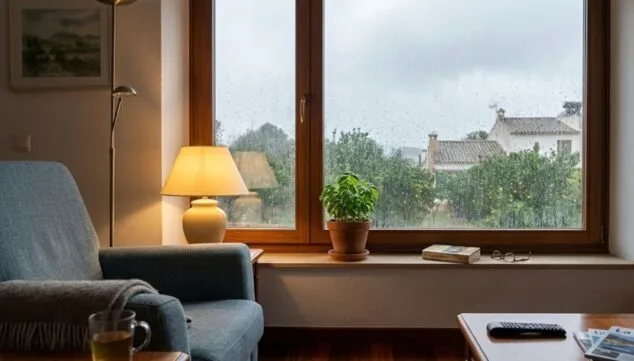 Imagen: Energía ininterrumpida en tu hogar en la Marina Alta en un día de lluvia