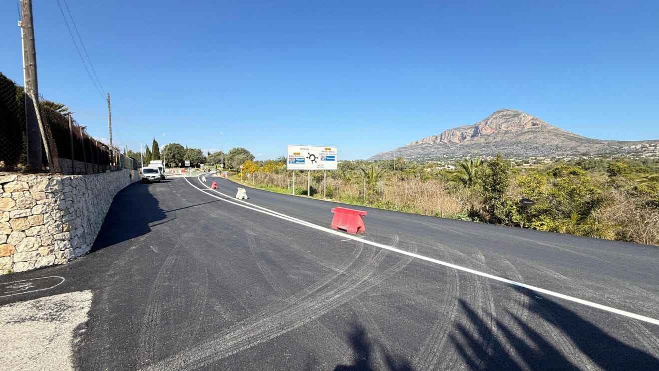 Estado final de las obras de renovación del Camí Cabanes en Xàbia