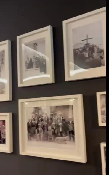 Fotografías antiguas en el nuevo bar