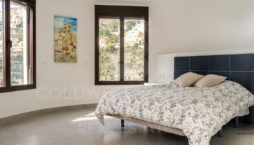 Interior moderno con distribución flexible y cómoda