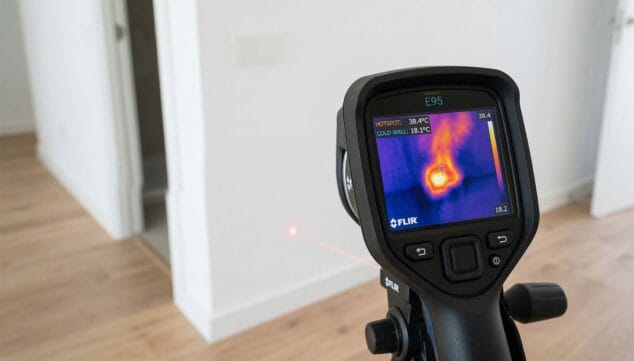 Imagen: La tecnología que detecta el calor localiza averías invisibles en la Marina Alta