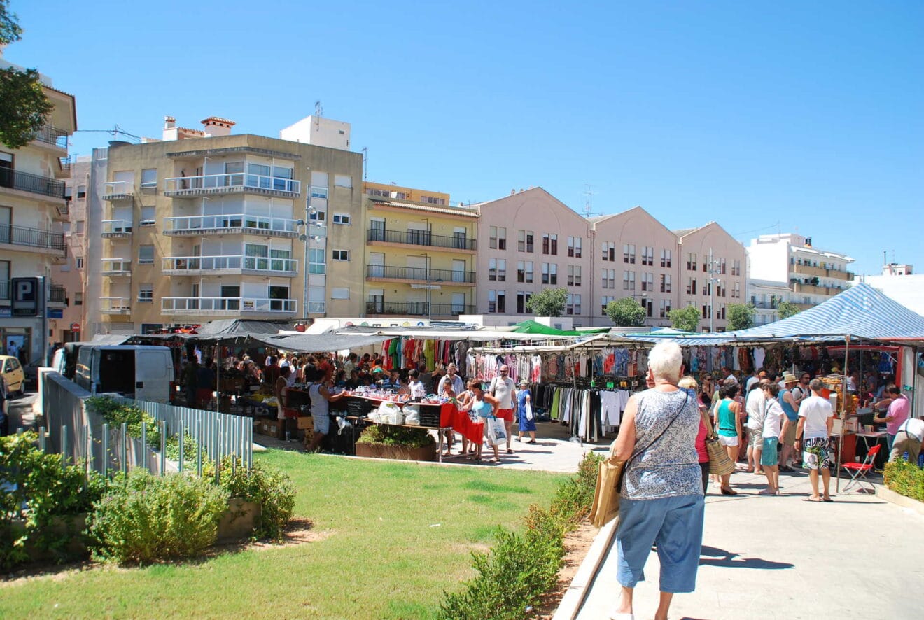 Mercadillo ambulante de Xàbia