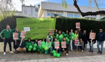 Movilización en el CEIP Port de Xàbia