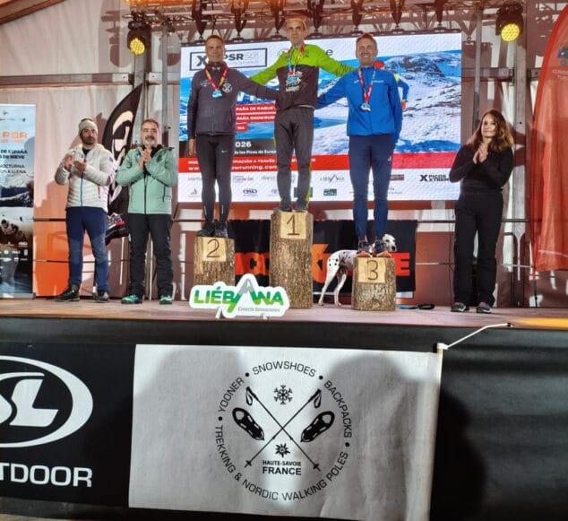 Imagen: Nasio en el podio