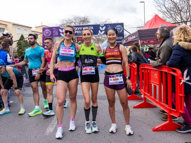 Imagen: Podio femenino de la XXXVII Volta a Peu Xàbia Memorial José Albi 2026