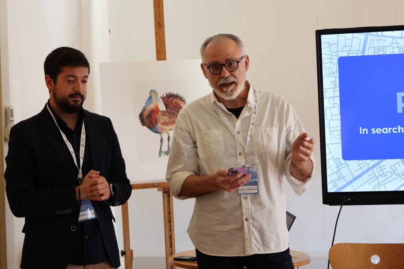 Sergi Ferrús en la reunión de lanzamiento del proyecto europeo RE:START en Idanha-a-Nova