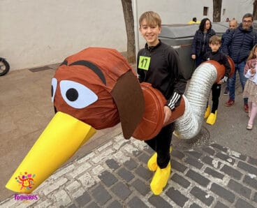 Primer premio disfraz pareja. Perrito Toy Story en el Carnaval Xàbia 2026