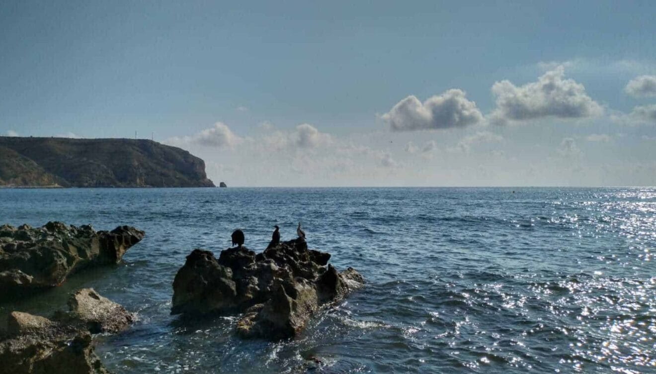 Restaurante con vistas al mar en Xàbia en Semana Santa