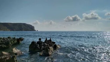 Restaurante con vistas al mar en Xàbia en Semana Santa