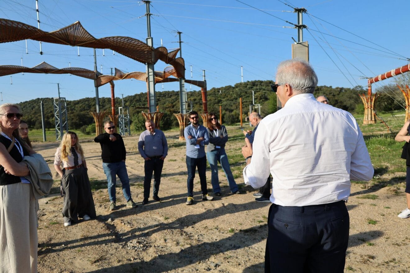Participantes del proyecto europeo RE:START durante una visita en Idanha-a-Nova