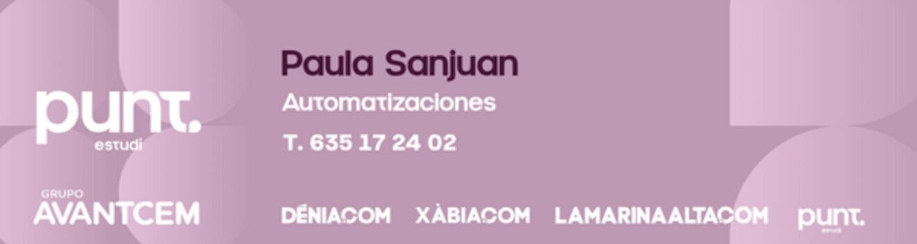 Firma corporativa Avantcem Punt Paula Sanjuan