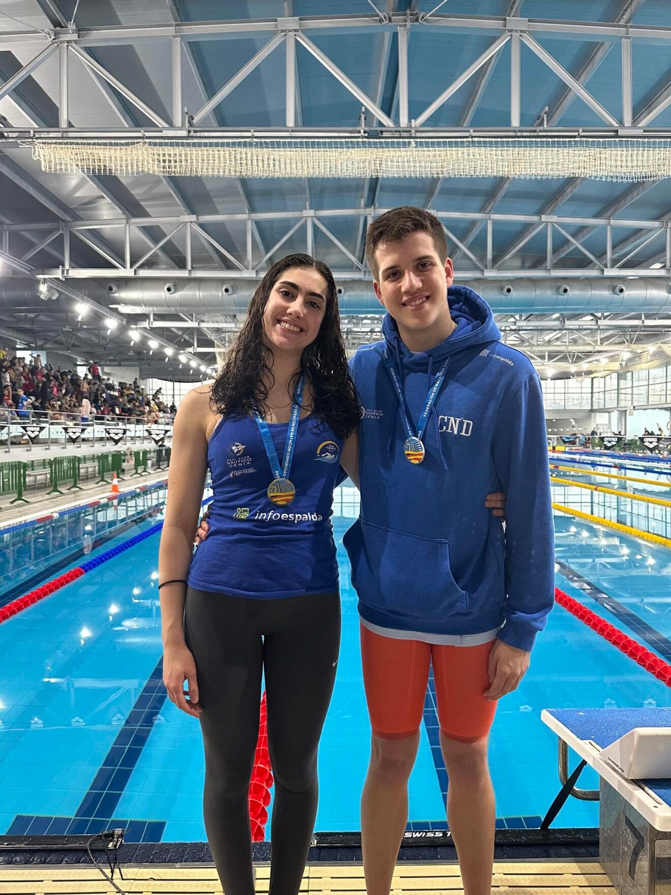 Alexandra Alapont y Arturo Lizón del CN Dénia