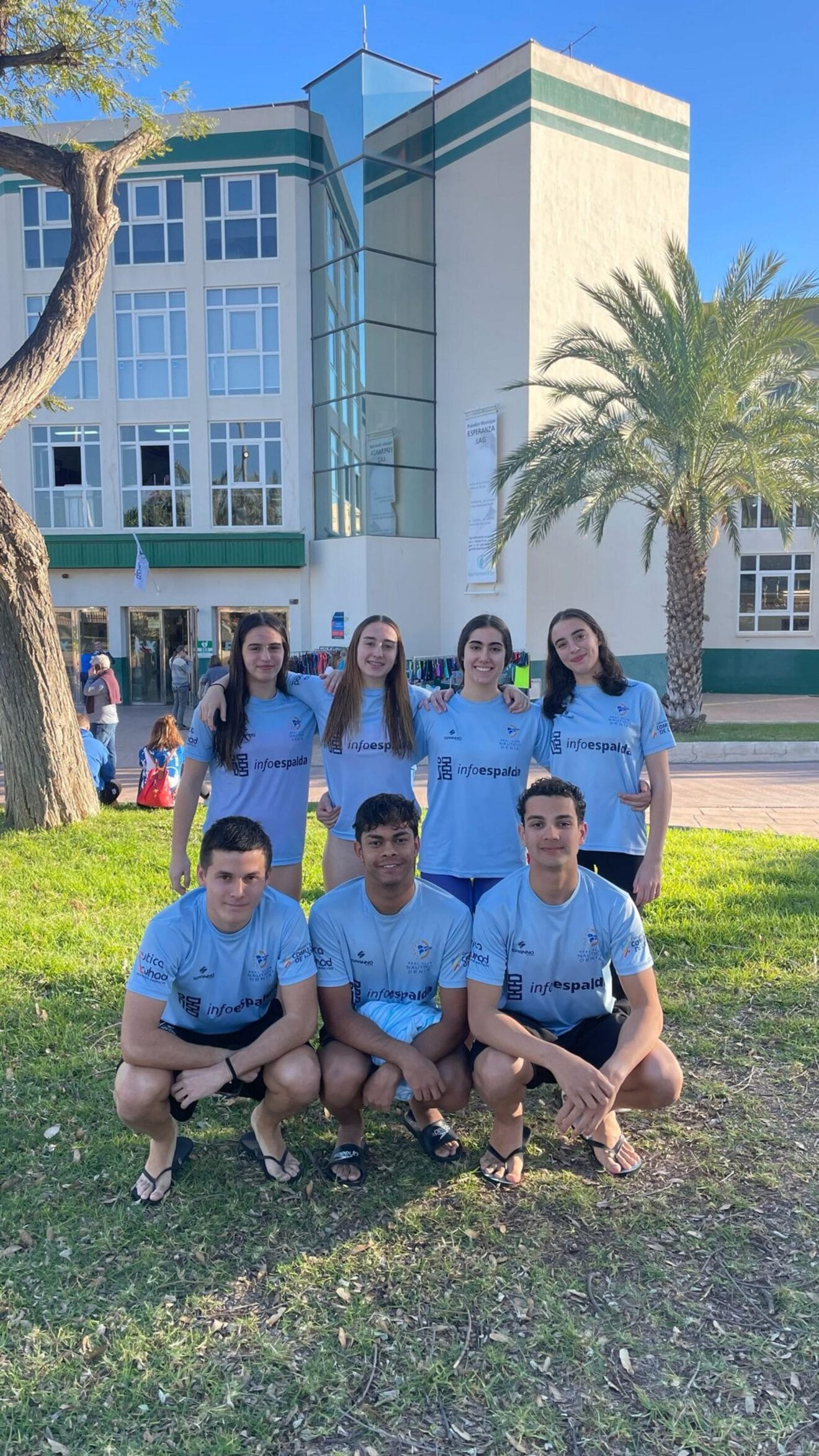 Equipo del Club Natació Dénia en los campeonatos autonómicos