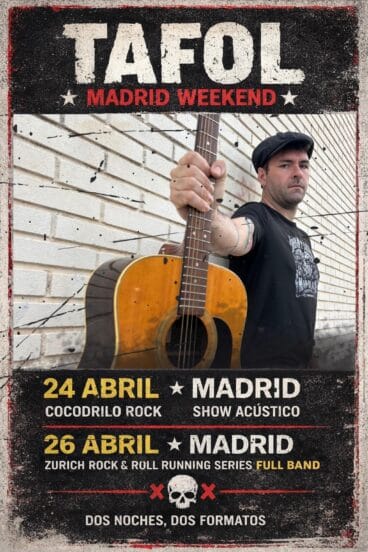 Cartel conciertos Tafol Madrid