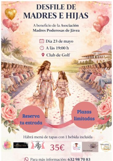 Cartel del evento solidario a favor de Madres Poderosas