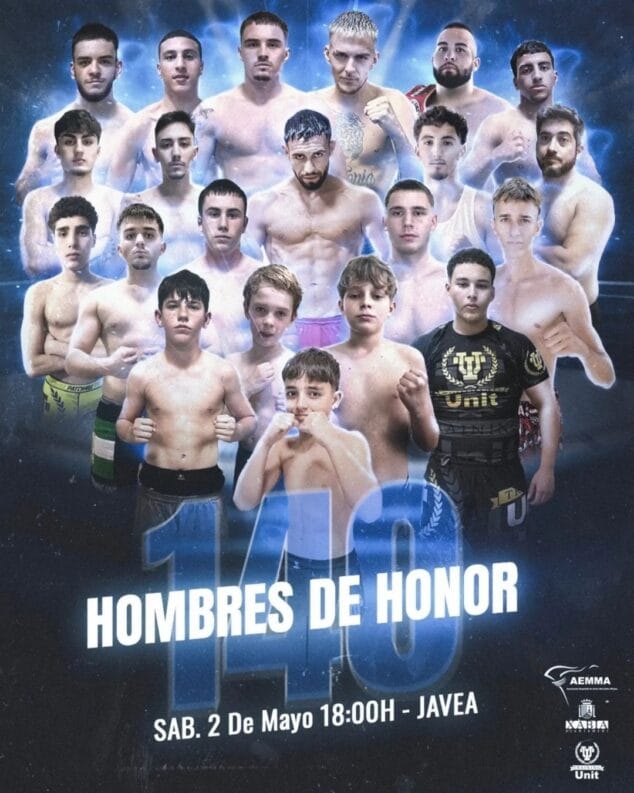 Imagen: Combate de MMA en el octágono durante Hombres de Honor 140