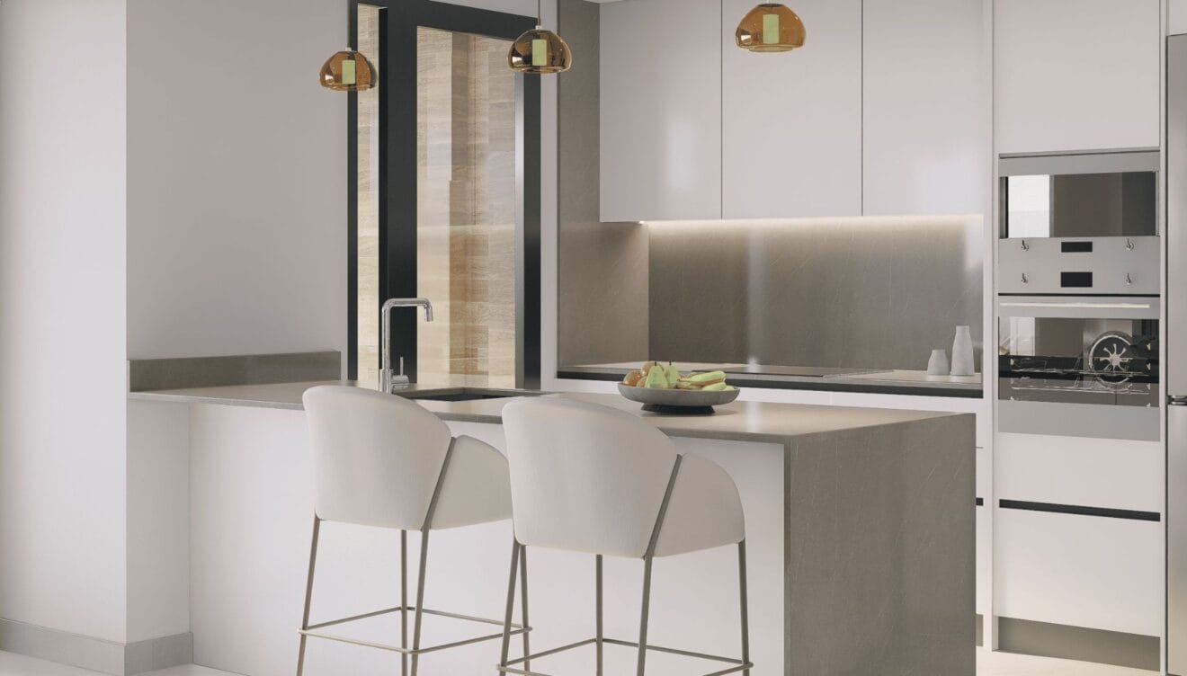 Complejo de obra nueva con zonas verdes en Jávea