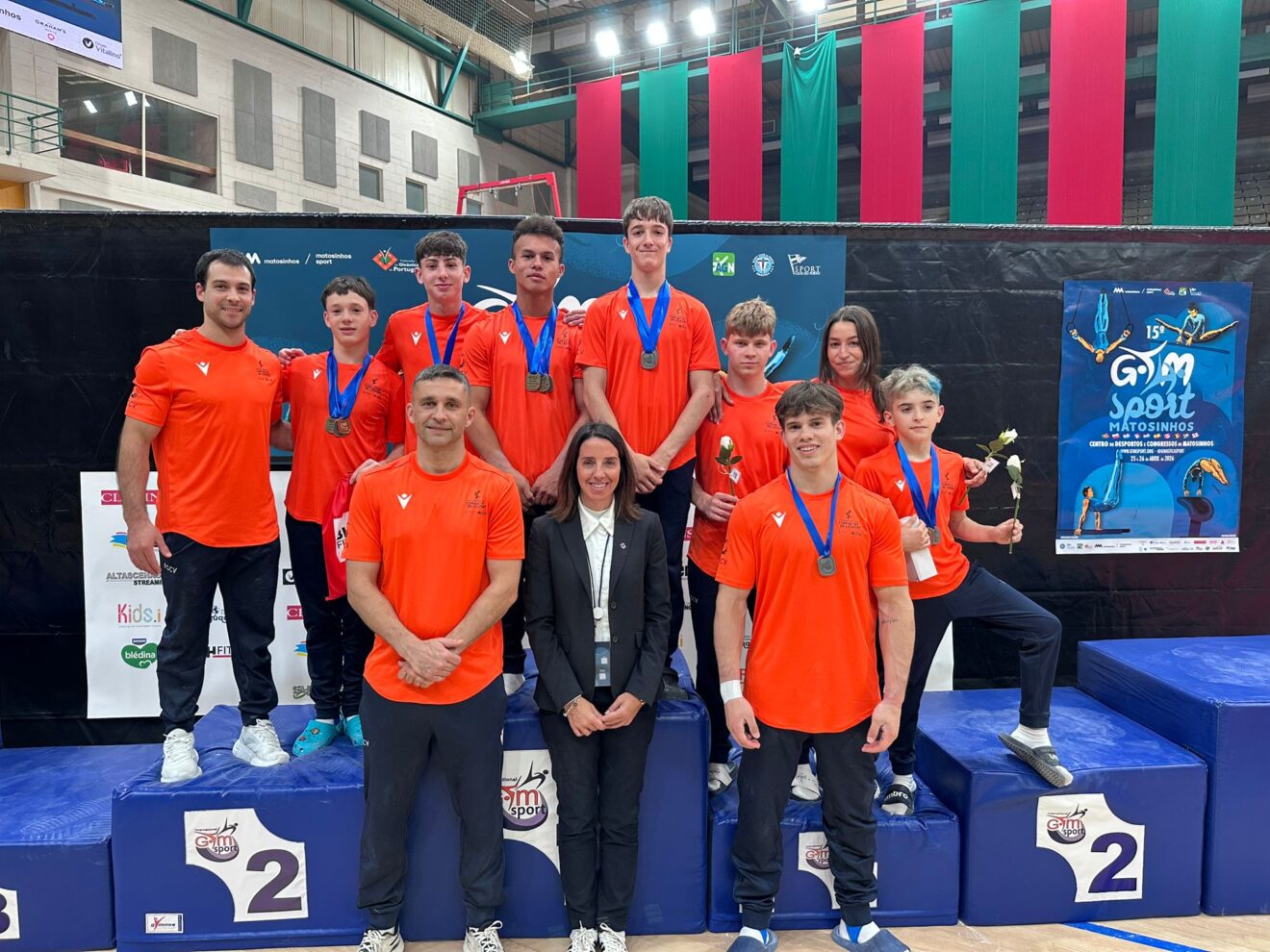 Delegación de gimnastas de la CV en Portugal (1)