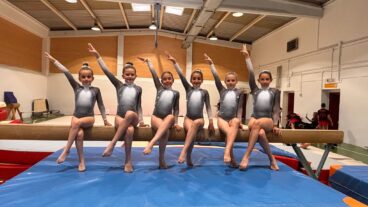 Equipo de gimnastas de la División Kids consigue el cuarto puesto