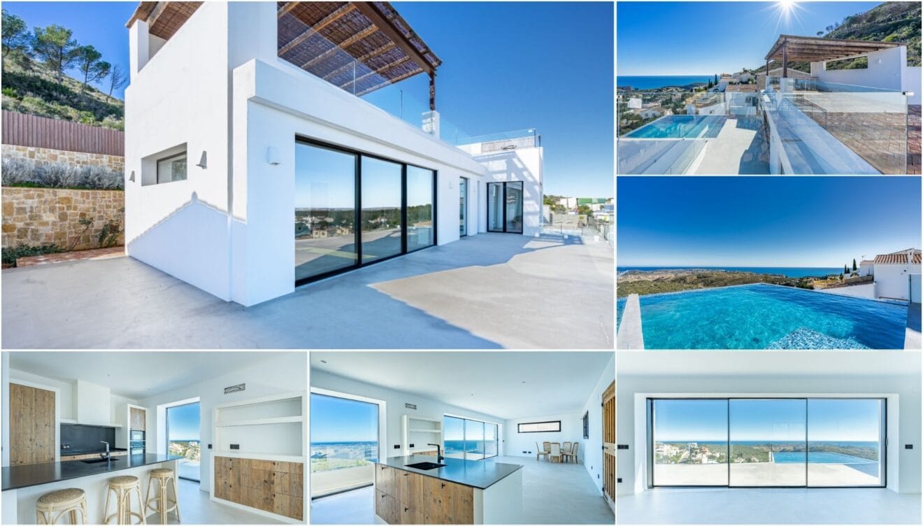 Estrena esta villa de lujo con vistas infinitas al mar en Benitachell