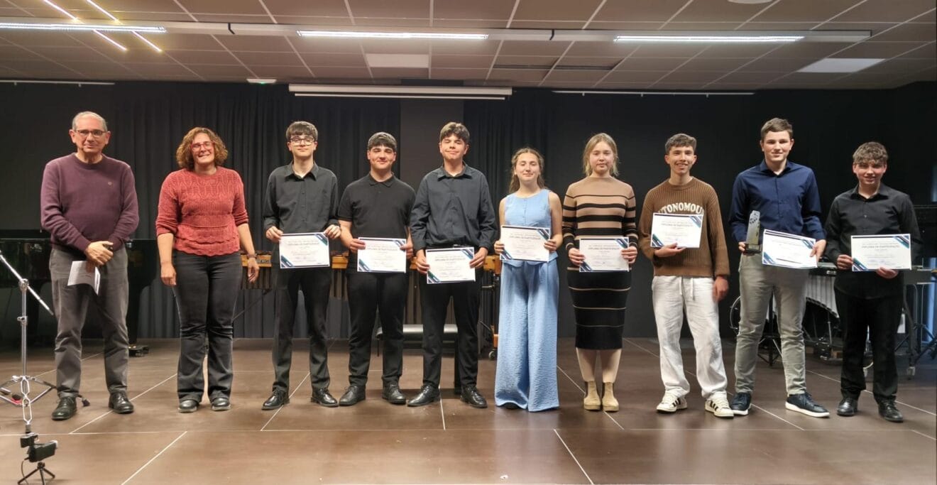 Participantes en la fase de centro del XV Concurso Intercentres de Xàbia