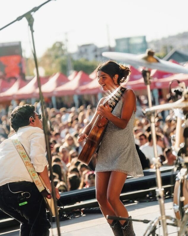 Imatge: Mafalda Cardenal al concert de Mar de Xàbia