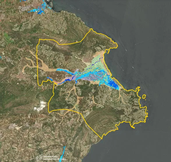 Imagen: Patricova y escenario fluvial a 10 años vista (2036)