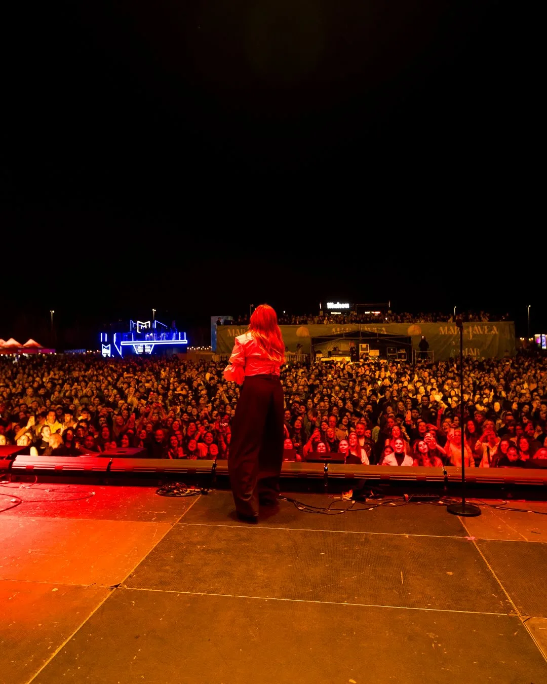 Público en el concierto de Leire Martínez en Mar de Jávea