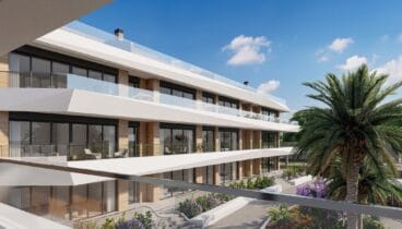 Residencial privado con jardines y piscina en Jávea