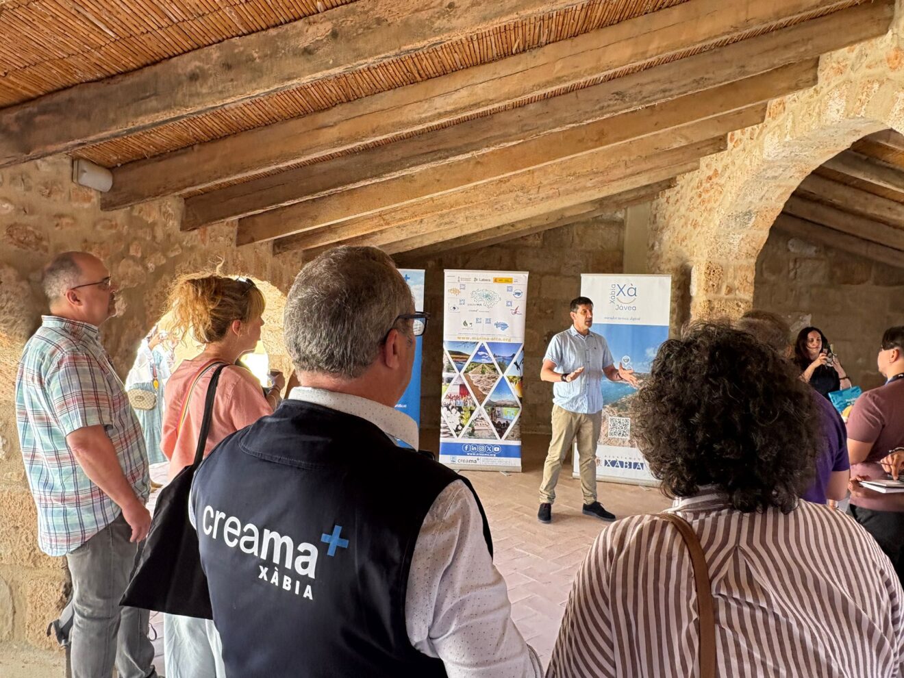 Rubén Ferrer durante la presentación del encuentro