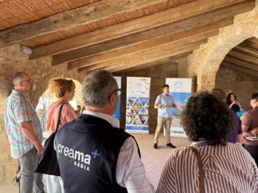 Rubén Ferrer durante la presentación del encuentro