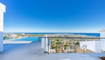 Vistas panorámicas al mar Mediterráneo desde la vivienda
