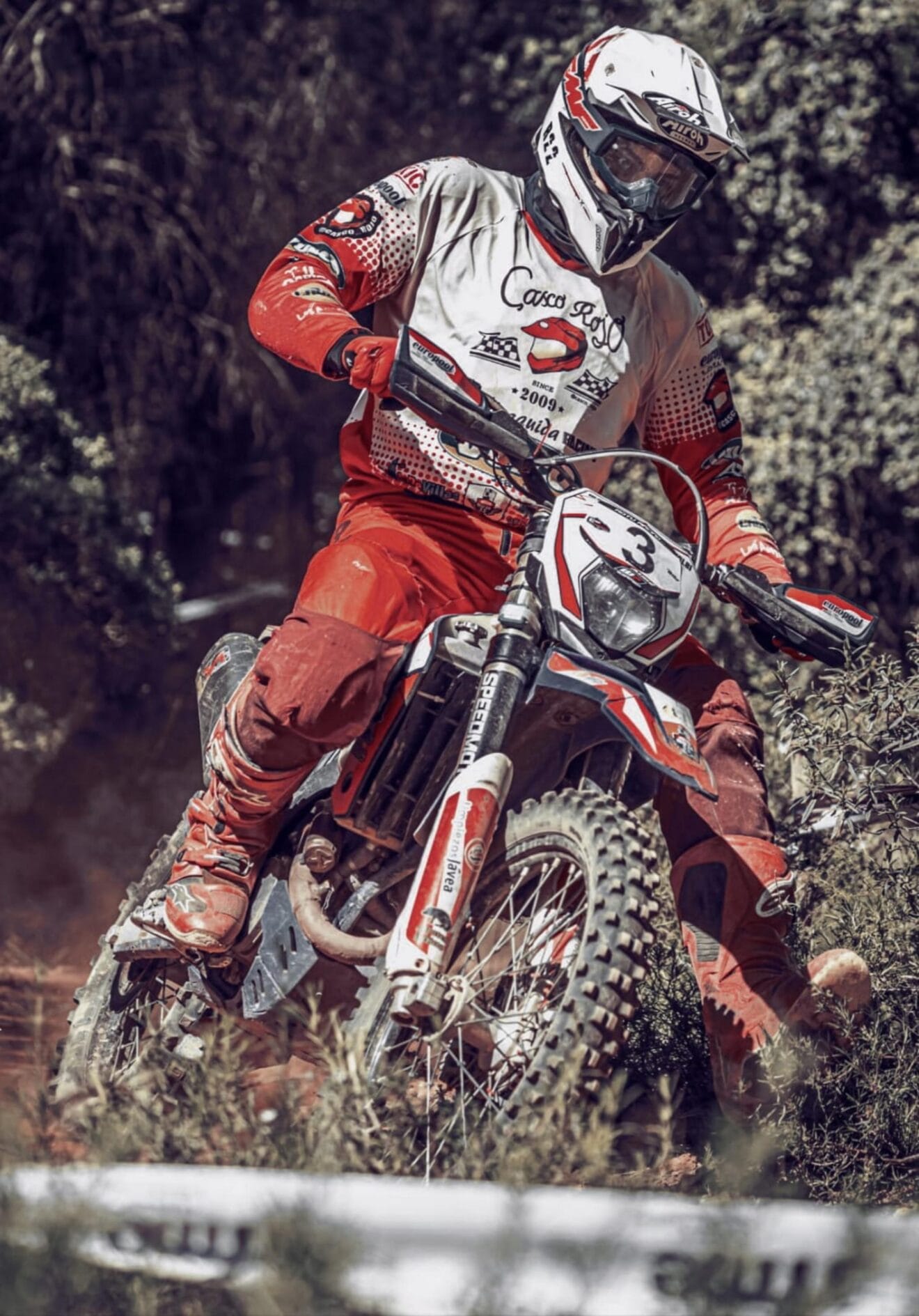 Cristóbal Cholbi en acción durante una prueba de Cross Country