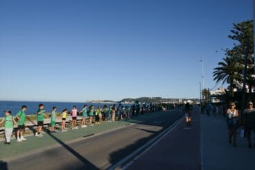 Cadena humana en Xàbia por la educación pública (6)