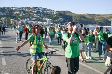 Cadena humana en Xàbia por la educación pública (8)