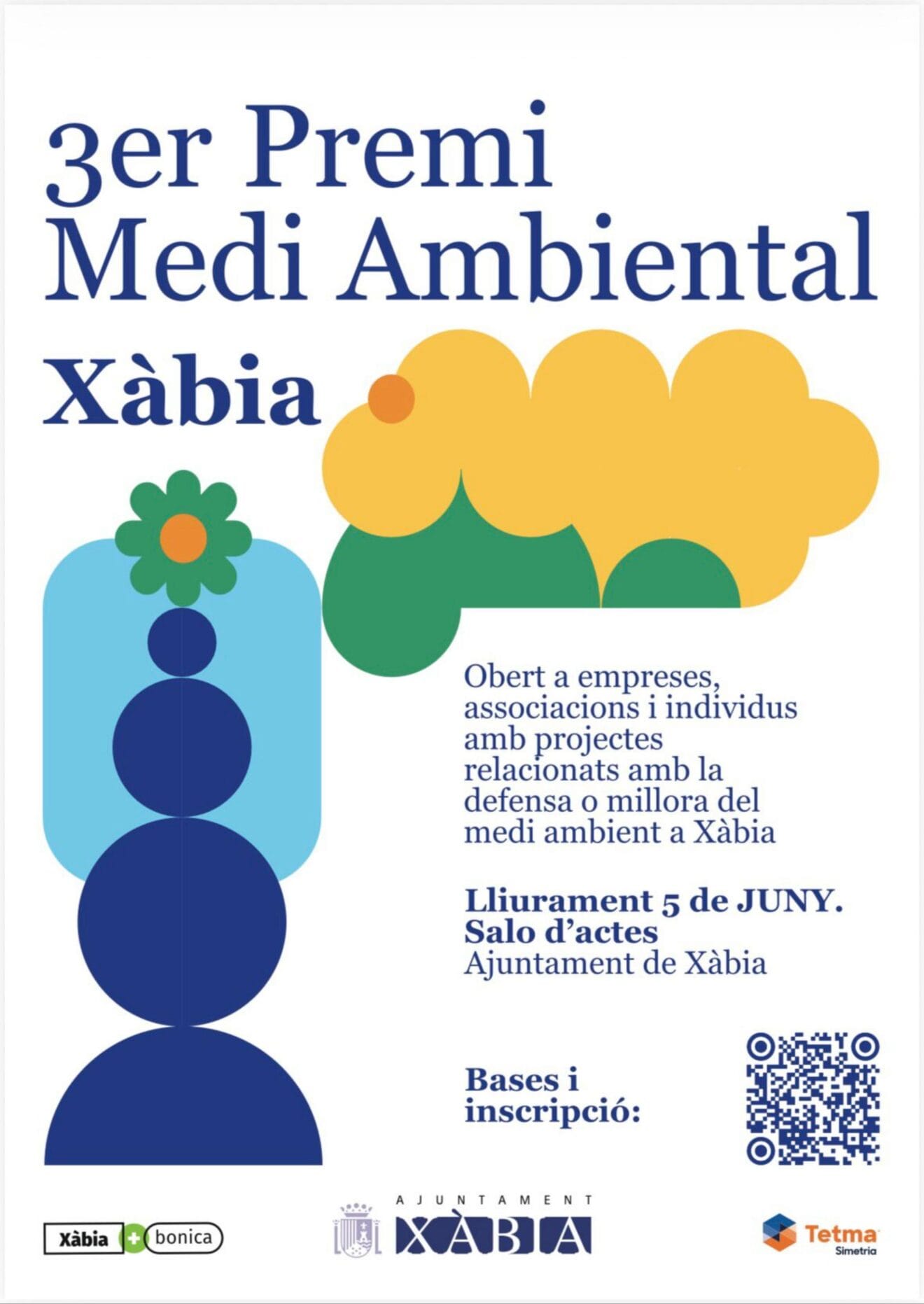 Cartel anunciador del 3er Premio Medioambiental Xàbia