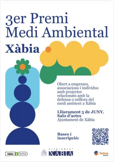 Cartel anunciador del 3er Premio Medioambiental Xàbia