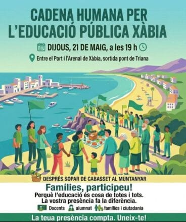 Cartel de la cadena humana