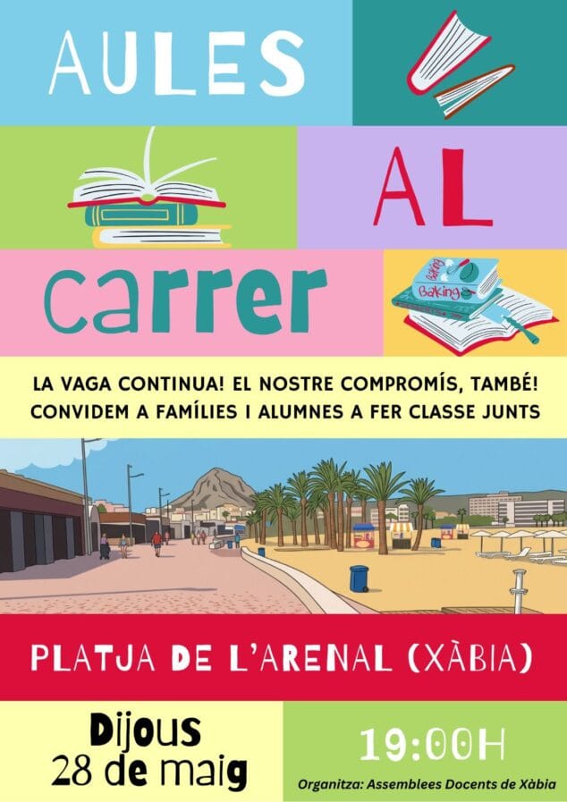 Imagen: Cartel de la nueva movilización educativa