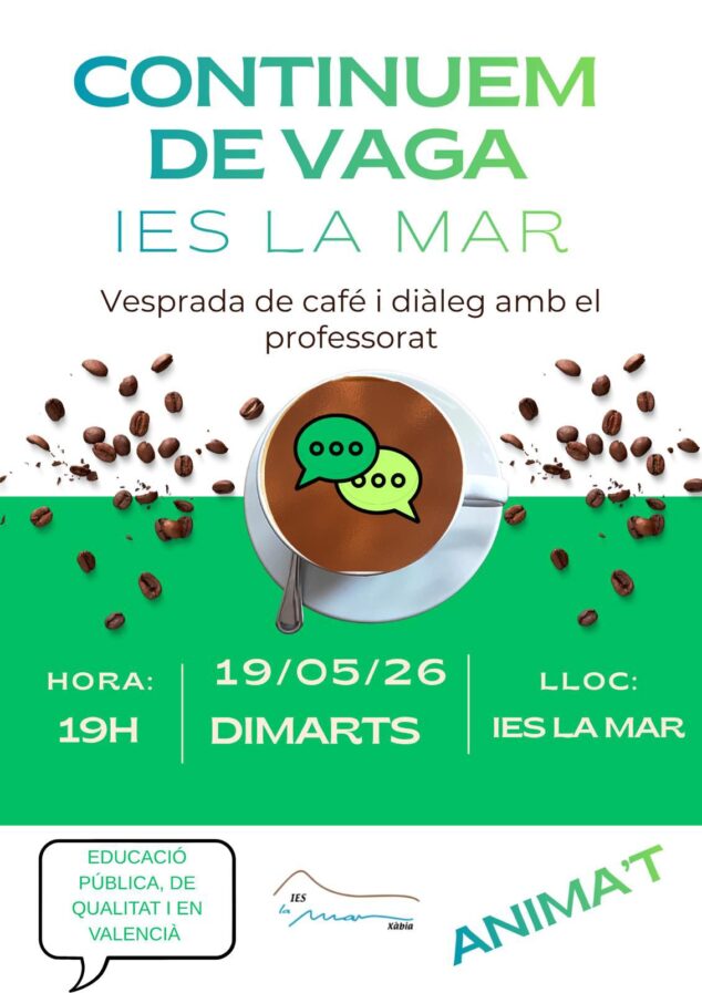 Imagen: Cartel Encuentro familias IES La Mar