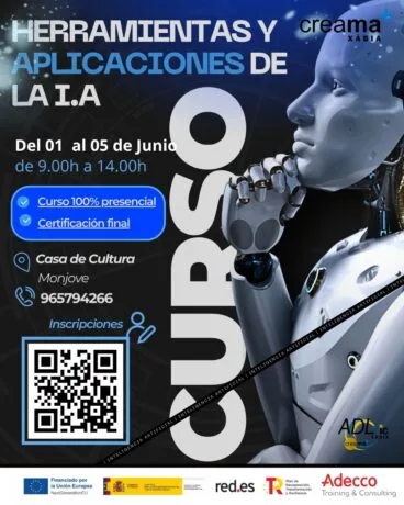 Cartel sobre el Curso de IA