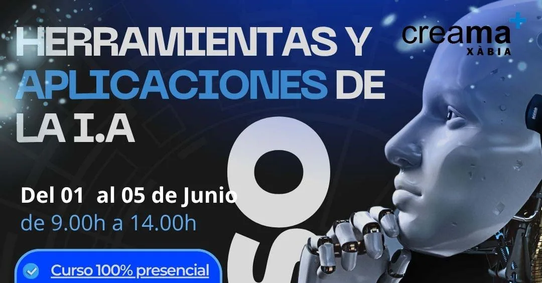 Cartel sobre el Curso de IA-