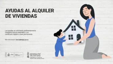 Cartel sobre las ayudas al alquiler