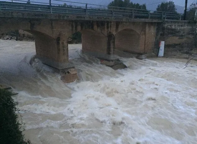 Imagen: Cauce del río Gorgos a su paso por Xàbia