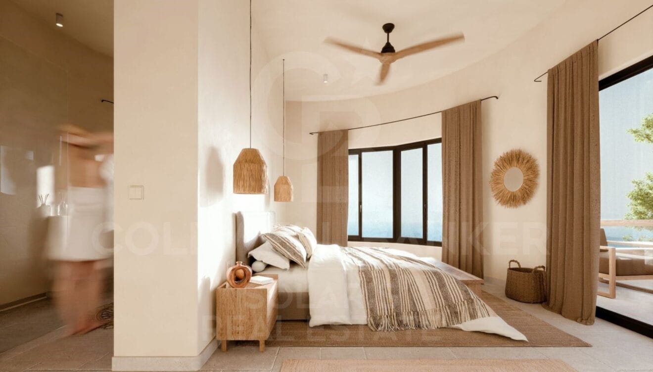 Cumbre del Sol, habitación de estilo mediterráneo